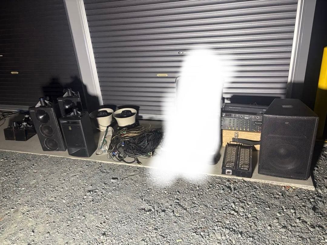 オーディオ機器セット（スピーカー・ミキサー）