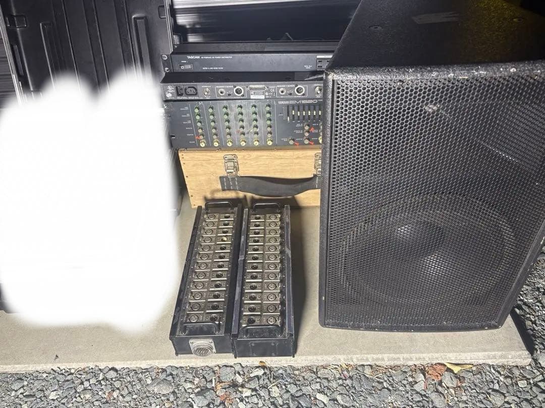 オーディオ機器セット（スピーカー・ミキサー）