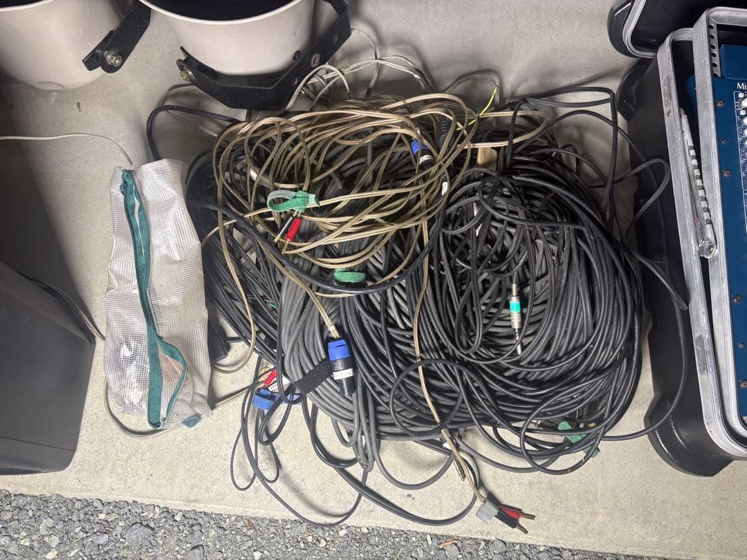 オーディオ機器セット（スピーカー・ミキサー）