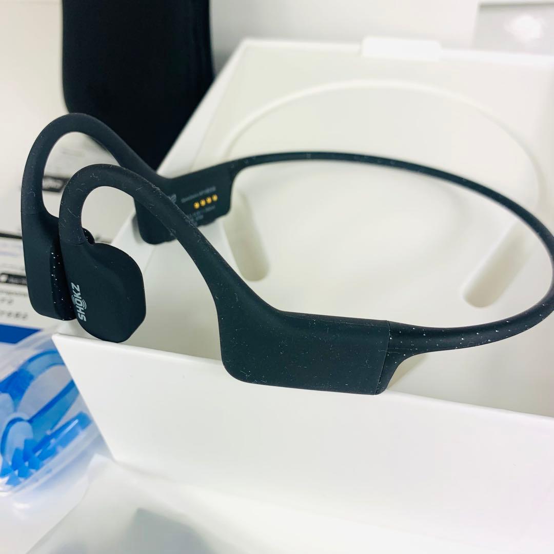 SHOKZ OpenSwim S700 骨伝導イヤホン ブラック｜美品
