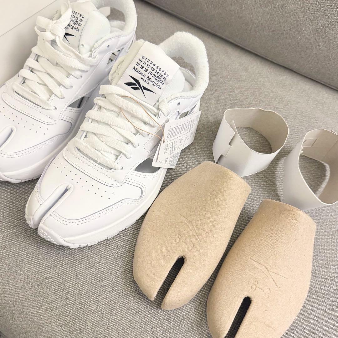 専用【新品】メゾンマルジェラ×リーボックホワイトクラシックレザー24cm/US6