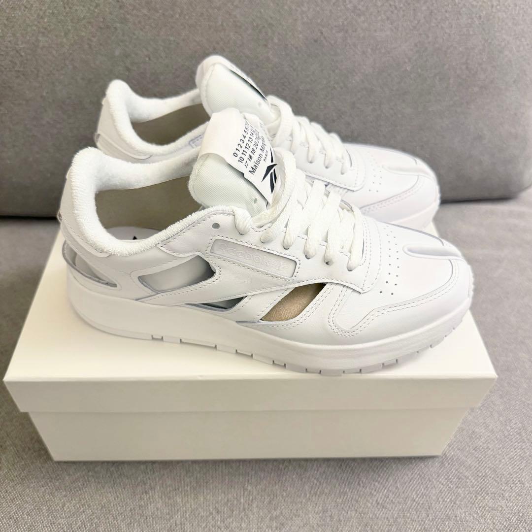 専用【新品】メゾンマルジェラ×リーボックホワイトクラシックレザー24cm/US6