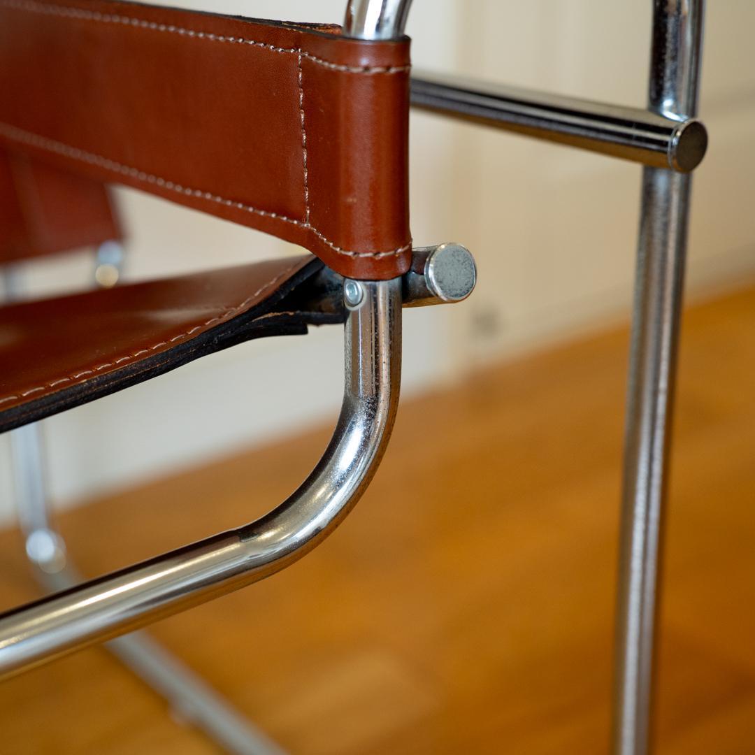 ワシリーチェア（リプロダクト） 希少ブラウンレザー仕様 ②｜送料無料