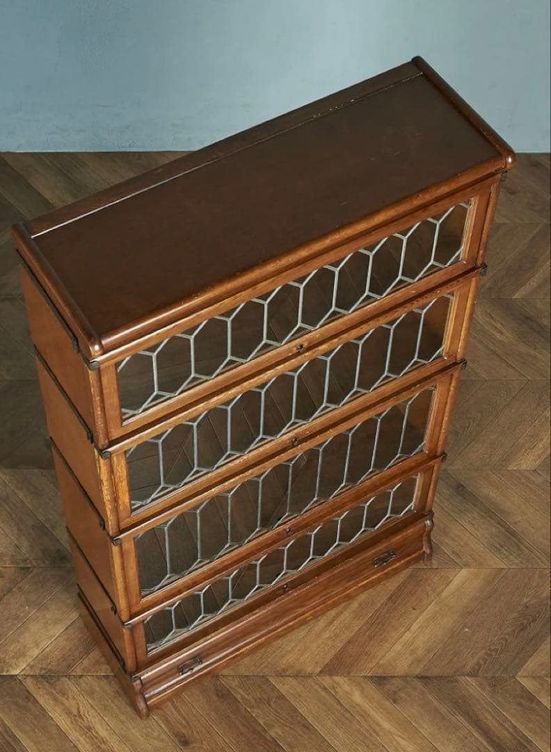 グローブヴェルニッケ社　スタッキングブックケース　アンティーク家具　本棚