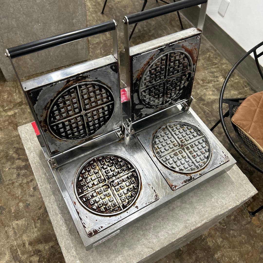 【ワッフルメーカー】ST-2（サンテック）/業務用ワッフル/ワッフル機械