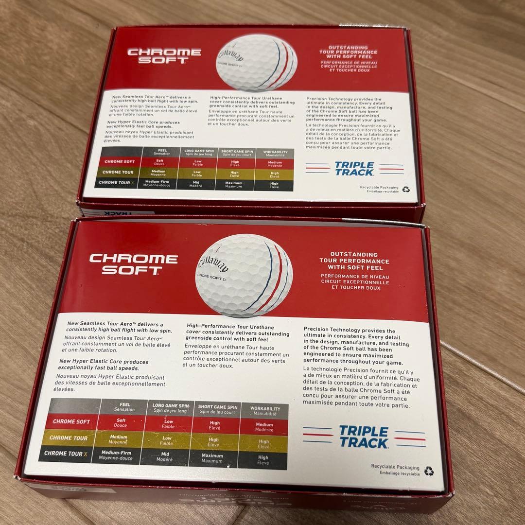 キャロウェイ(Callaway) ゴルフボール CHROME SOFT 2ダース