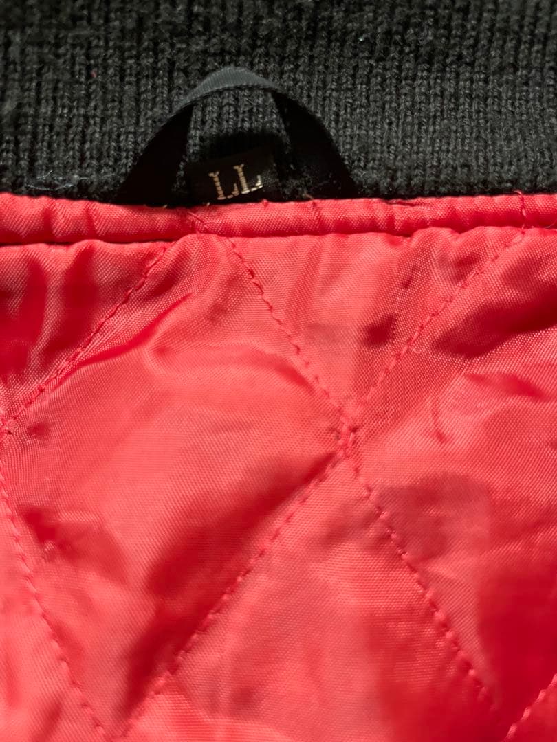 90s スカジャン　ベロア　龍　y2k 日本製　刺繍　黒　キルティング