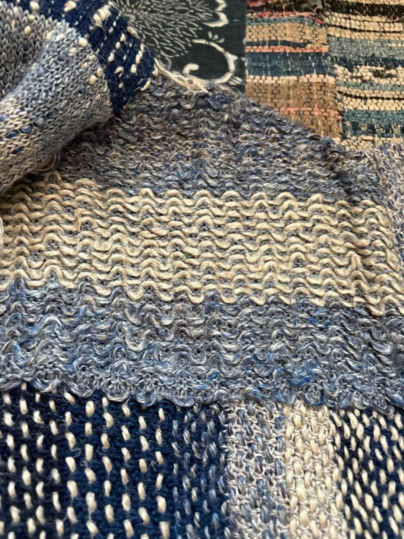 kapital 羽織　朝　刺子　コンチョボタン