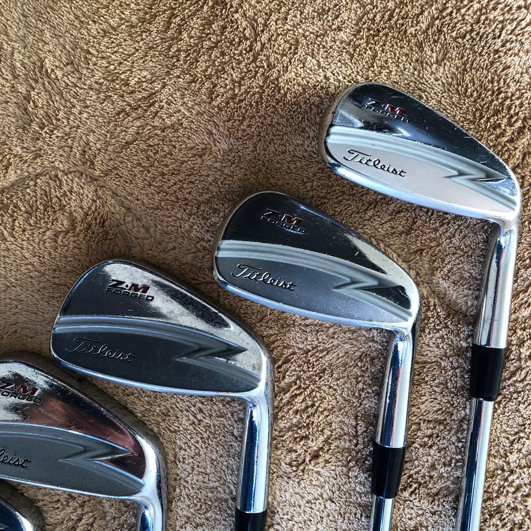 【希少】タイトリストZ・M FORGED アイアン 6本 Z・B 4番の計７本