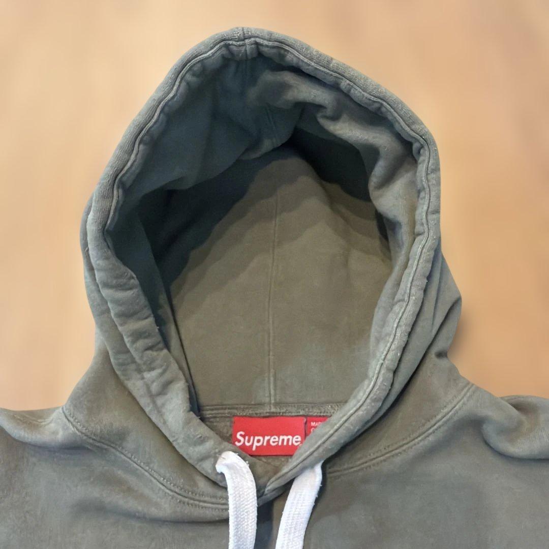 Supreme Small Box Logo パーカー M オリーブ 美品