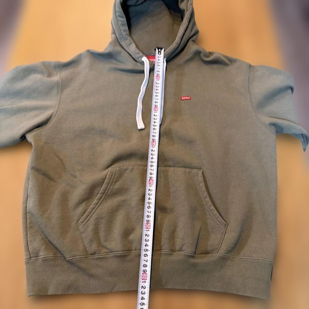 Supreme Small Box Logo パーカー M オリーブ 美品