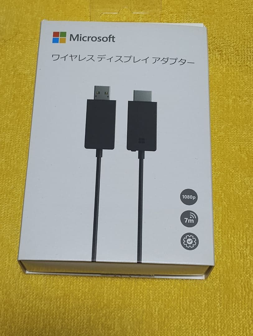 【美品】Microsoft ワイヤレスディスプレイアダプター P3Q-00009