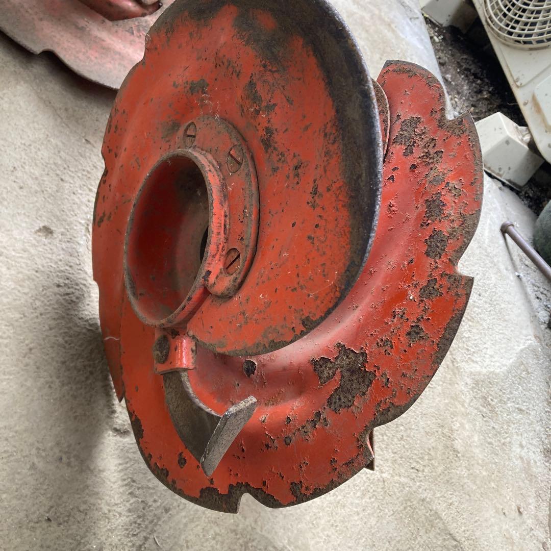 マ*サ様 管理機 用 羽ロータリー 爪 左右 土あげ 丸軸 アタッチメント 直径