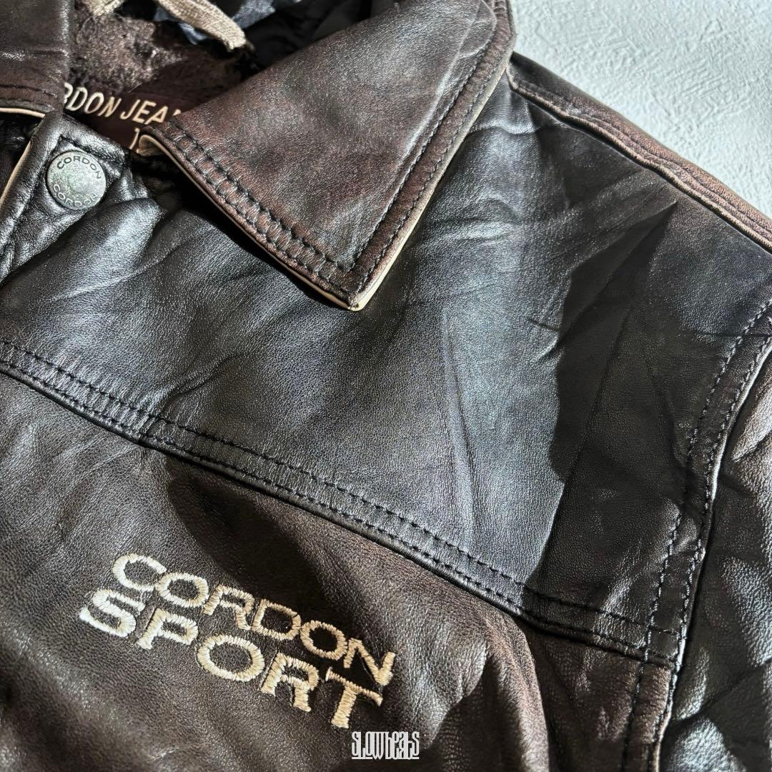 90s ヴィンテージ レザージャケット スタジャン BLACK L ストリート