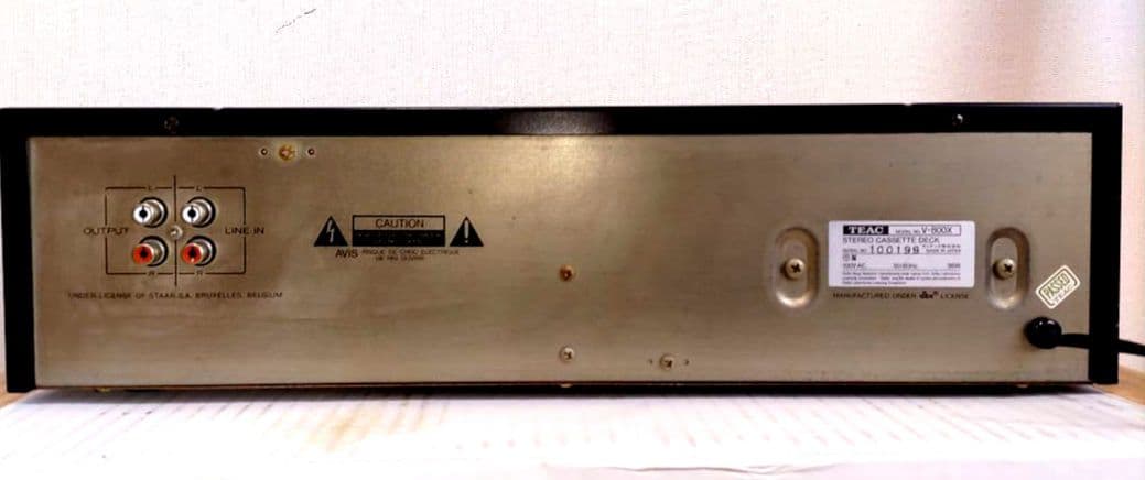 TEAC V-800X 3ヘッド　ステレオカセットデッキ　動作品　値下げしました