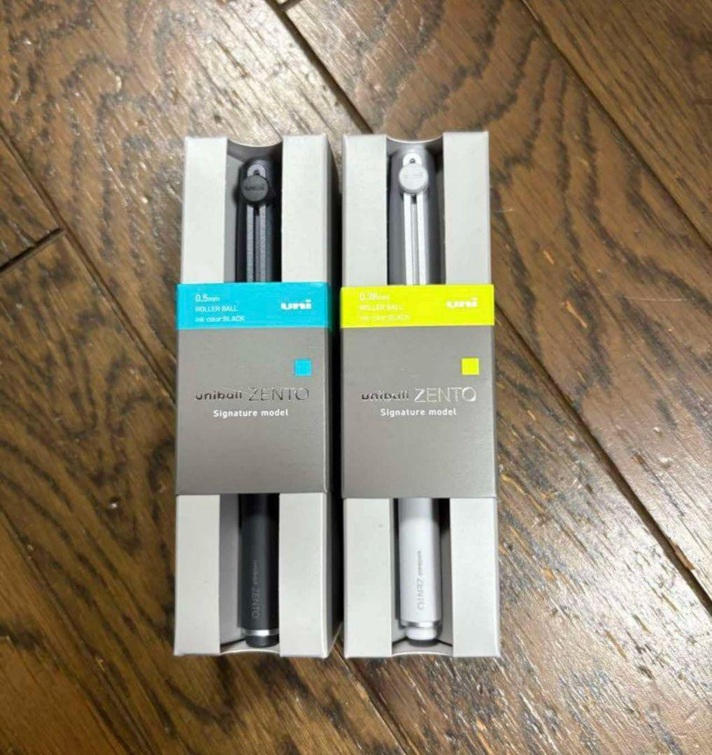 Uniball ユニボール zento ゼント シグニチャー ブラック ホワイト