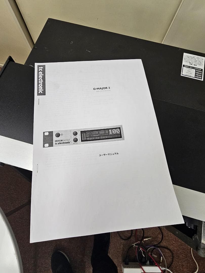美品　tc electronic G-Major 2 ラックマルチエフェクター