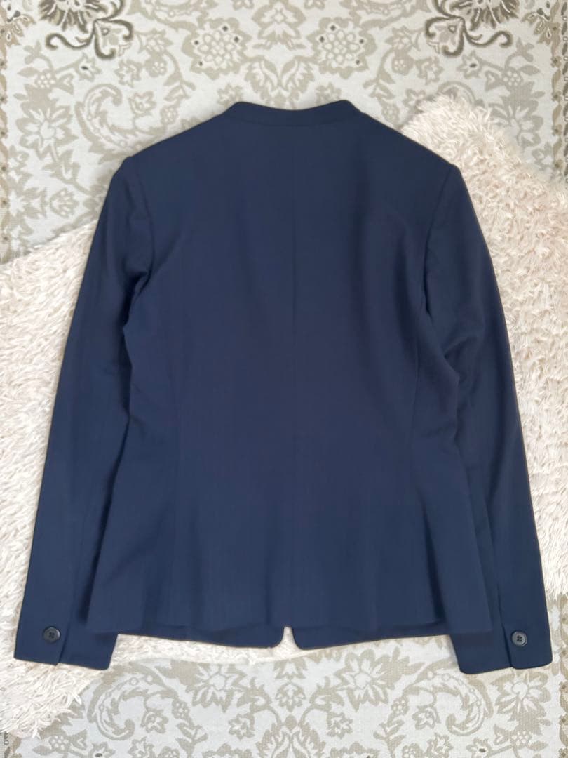 極美品 PLST プラステ セットアップ パンツ スーツ ノーカラー 洗える