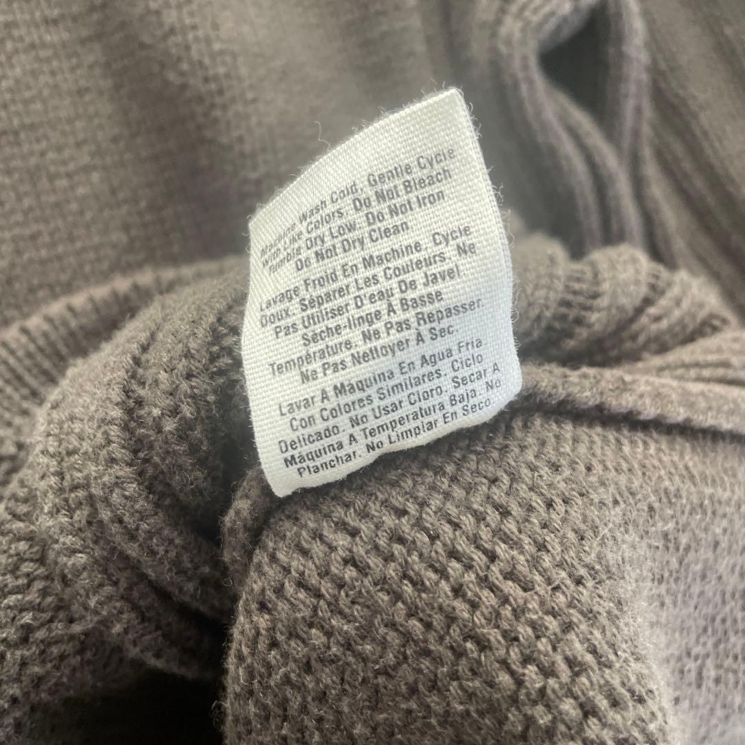 トップス DKNY 90's U-NECK HIGH GAUGE KNIT