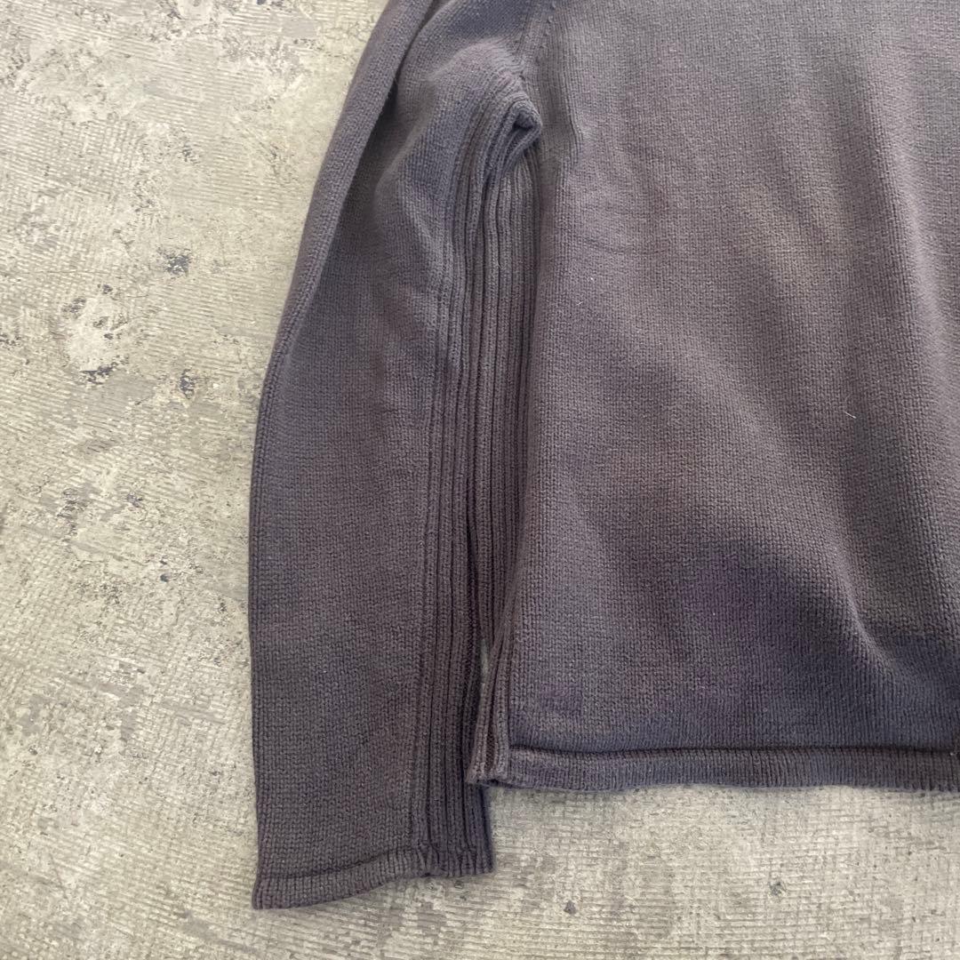 トップス DKNY 90's U-NECK HIGH GAUGE KNIT