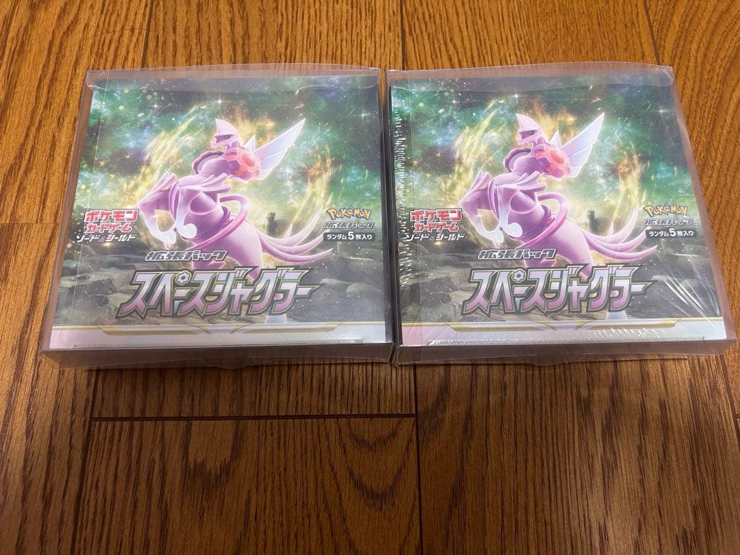 【新品未開封 シュリンク付き】ポケモンカード スペースジャグラー　2BOX