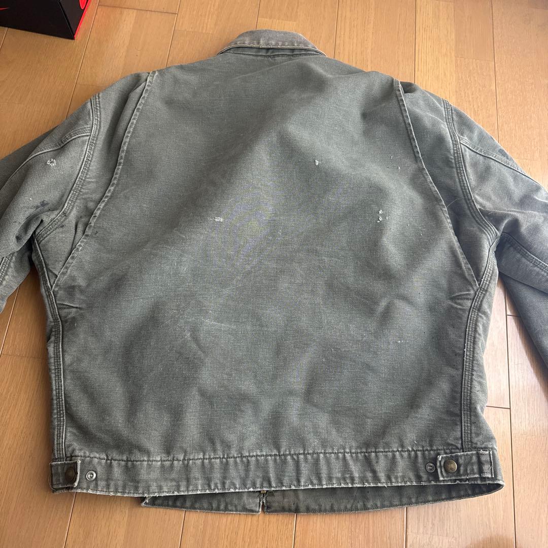 Carhartt デトロイトジャケット モスグリーン色