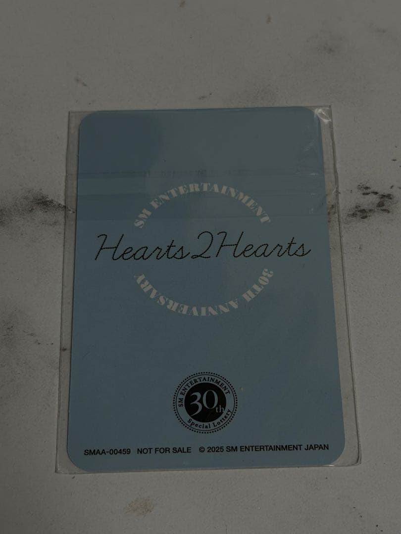 Hearts2Hearts ユハ　SM30周年抽選会　トレカ