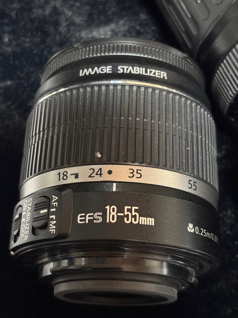 CANON EOS Kiss x3 75-300mm 18-55mmバッテリー付