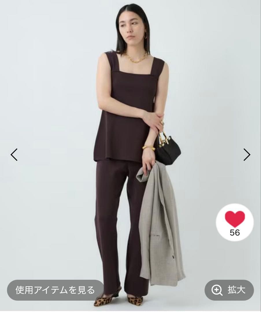 Chaos シルクコンフレアタンク