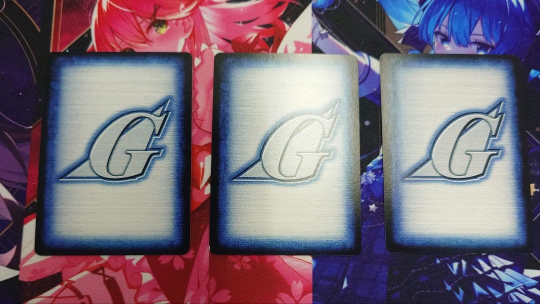 ガンダムウォー 通じ合う心 青 3枚セット