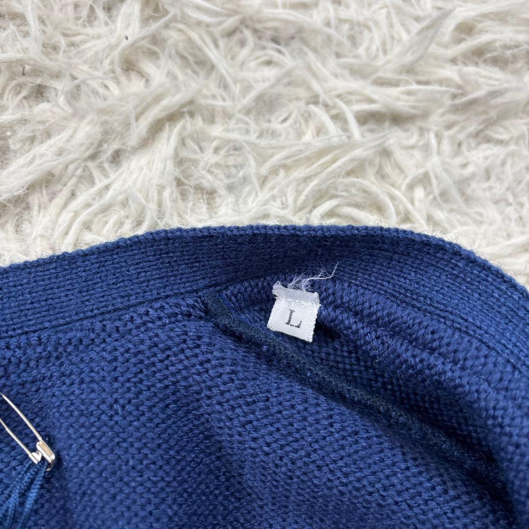 タグ付き☆希少【ジバンシー　プレイ】ロゴ刺繍ワッペン　ウール　バイカラー　L