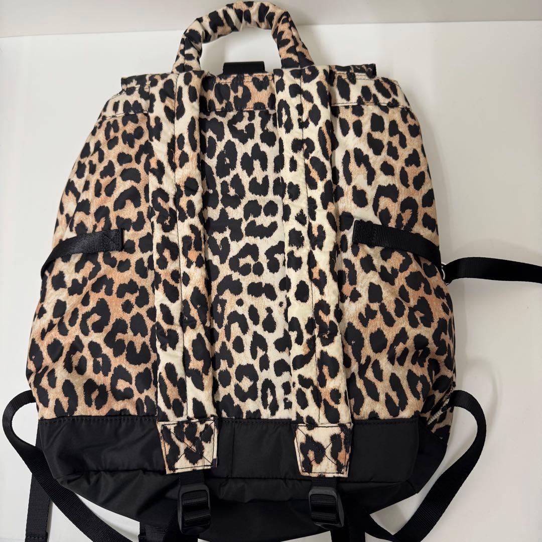 GANNI ガニー レオパード柄 バックパック リュック