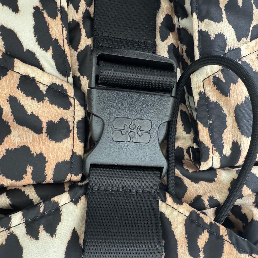 GANNI ガニー レオパード柄 バックパック リュック