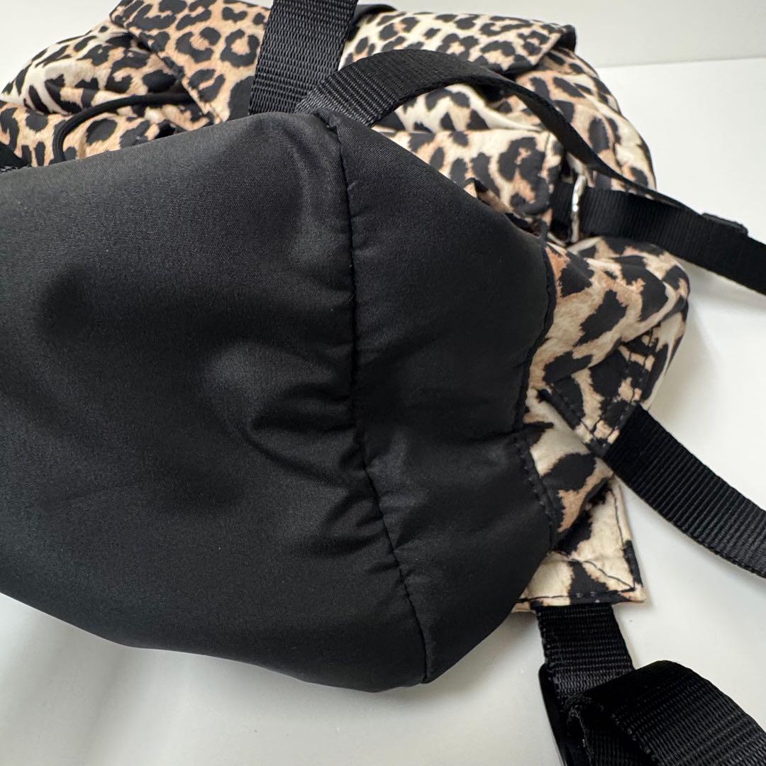 GANNI ガニー レオパード柄 バックパック リュック