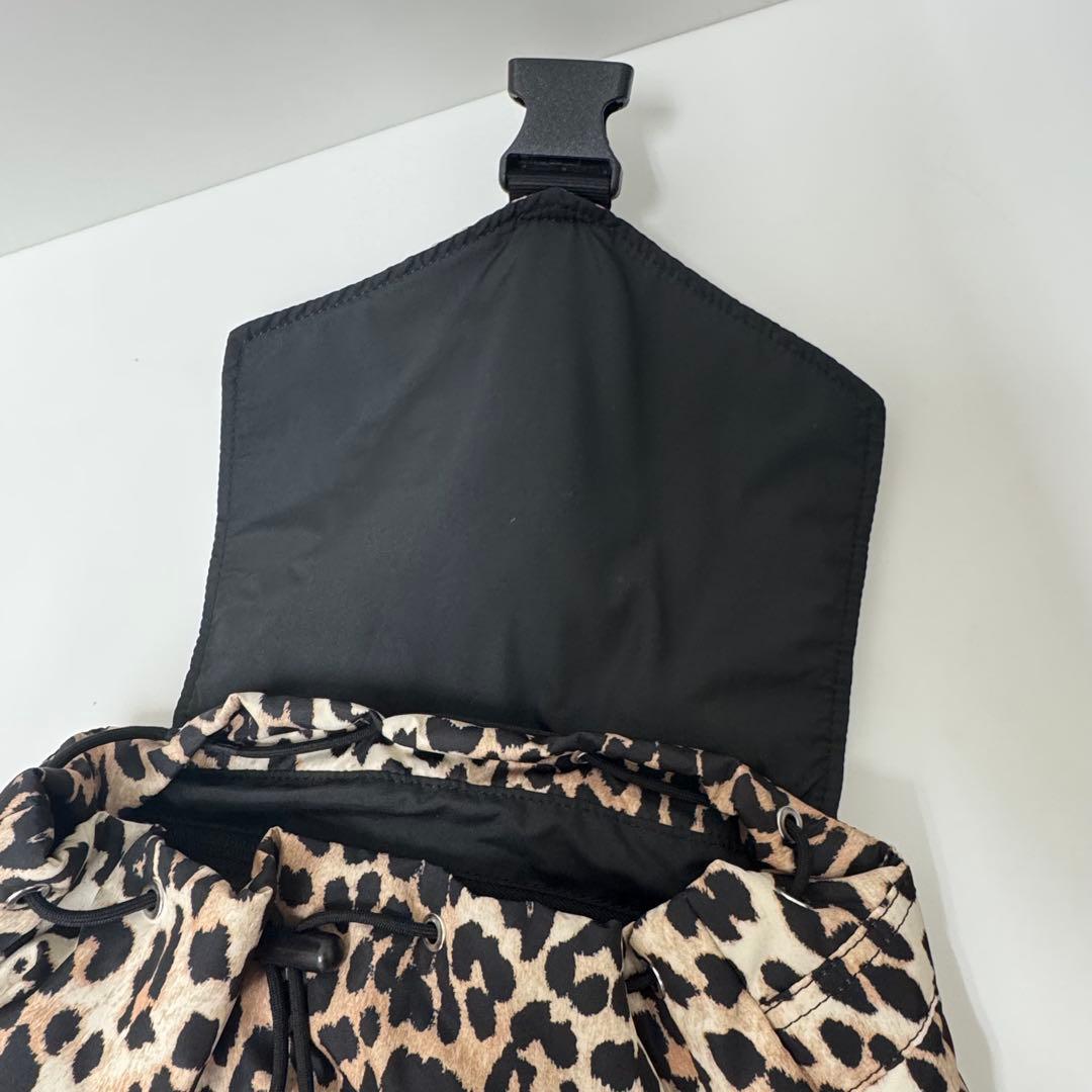 GANNI ガニー レオパード柄 バックパック リュック