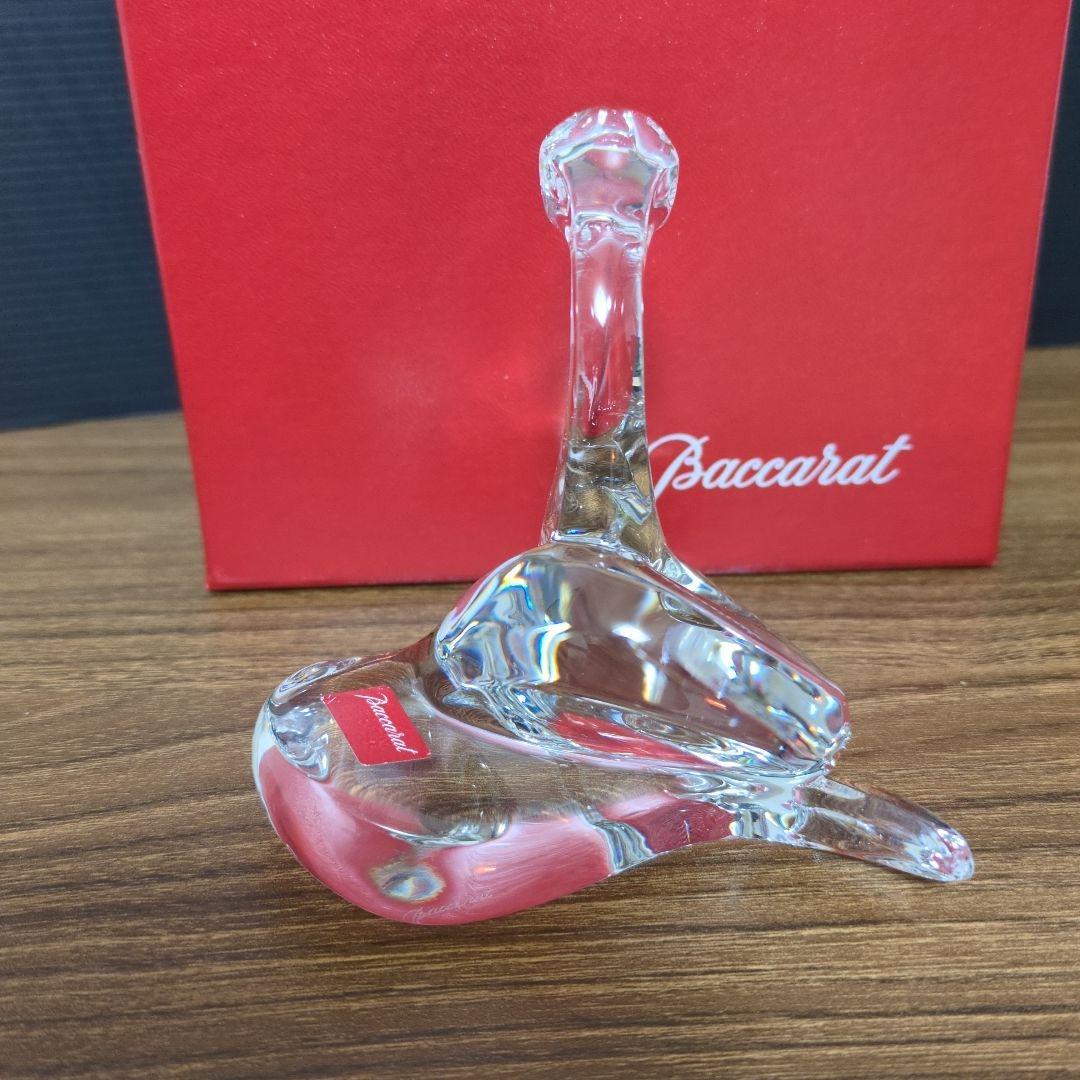 【美品・箱付き】バカラ／干支 巳 蛇 スネイク フィギュリン 置物