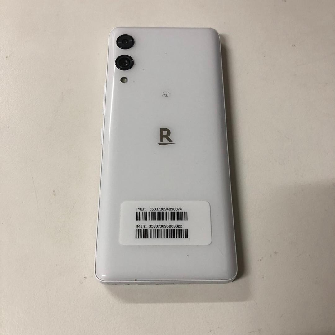 美品【手帳ケース付】　Rakuten Hand 5G　ホワイト　128G
