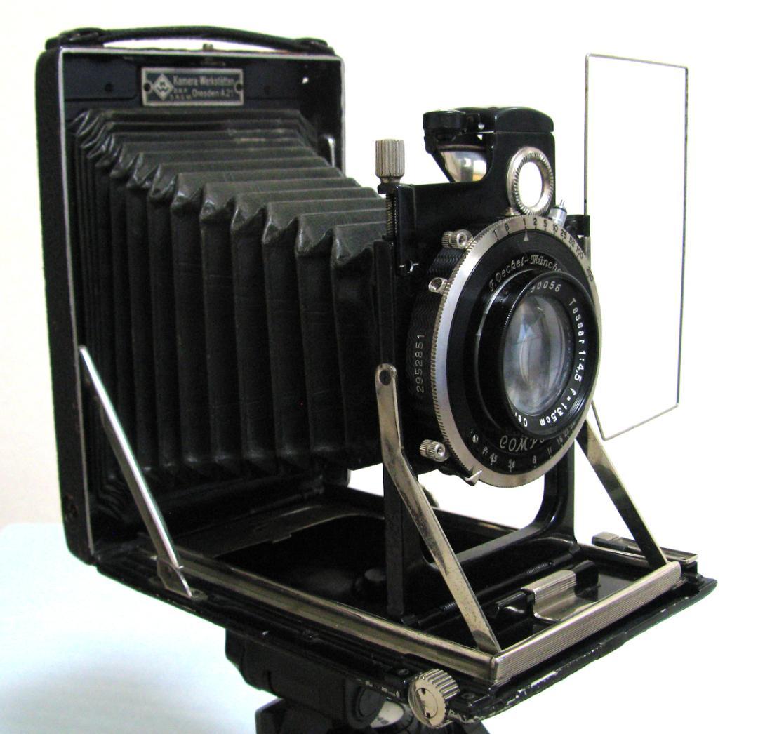 超希少★Kamera Werkstatten Dresden A21蛇腹式カメラ