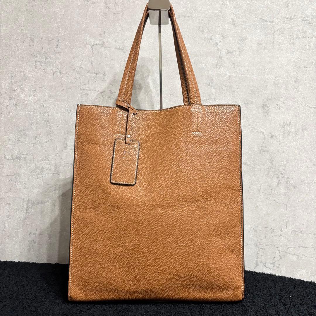 バーニーズニューヨーク トートバッグ レザー ブラウン