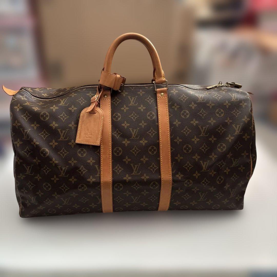 オールドルイヴィトン　LOUIS VUITTON ボストンバッグ　キーポル55
