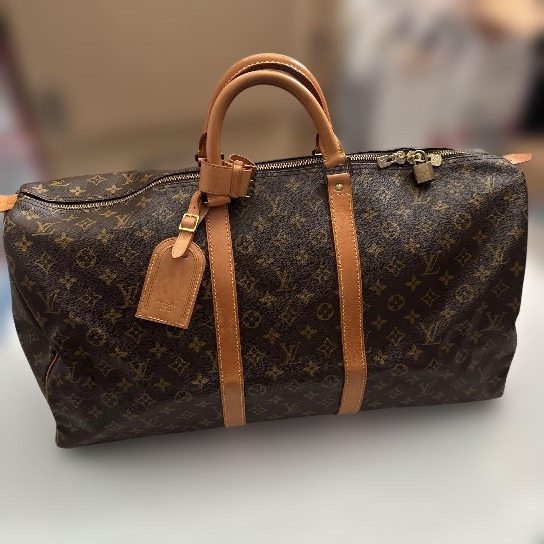オールドルイヴィトン　LOUIS VUITTON ボストンバッグ　キーポル55