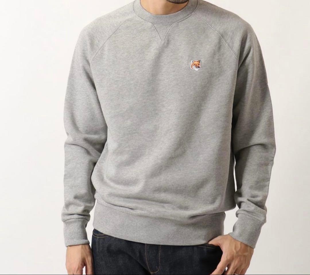 MAISON KITSUNÉ グレー スウェットM