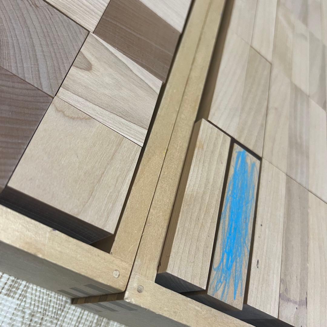 童具館 積み木のいろは45 WAKU-BLOCK45 4箱セット&カーペット