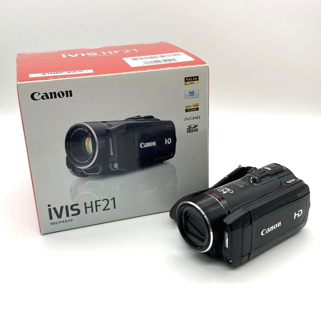 Canon キヤノン IVIS HF21 ビデオカメラ 動作確認済　付属品多数