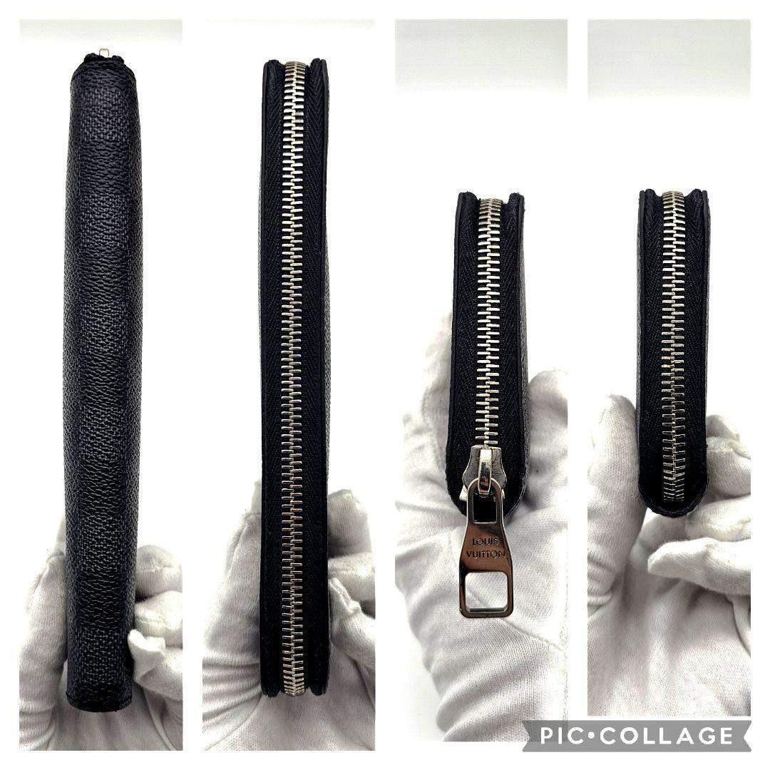 ルイヴィトン　ジッピーウォレット　ヴェルティカル　長財布　ダミエグラフィット