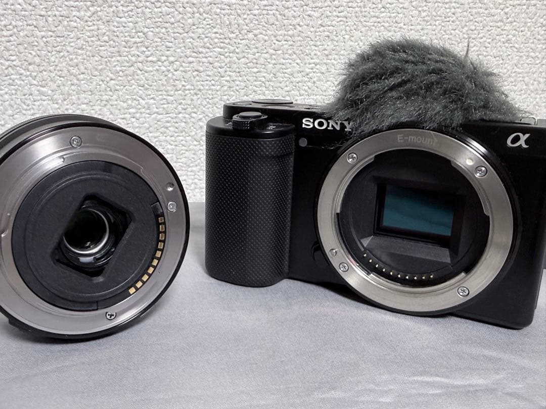 SONY ZV-E10 純正バッテリー3個ズームレンズキット