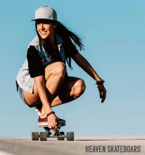 ヘブン ロングスケートボード ダンシング ウェーバートラック 116cm