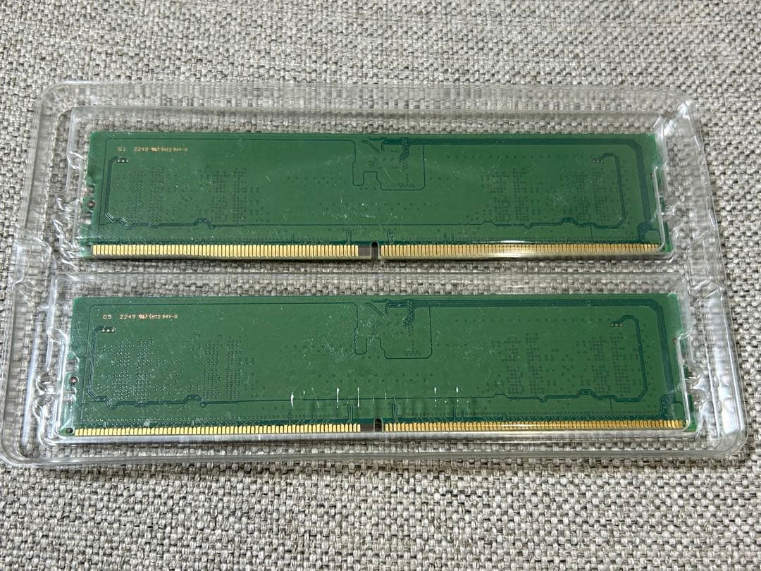 SAMSUNG DDR5-4800 16GB(8GB 2枚) メモリ ほぼ未使用