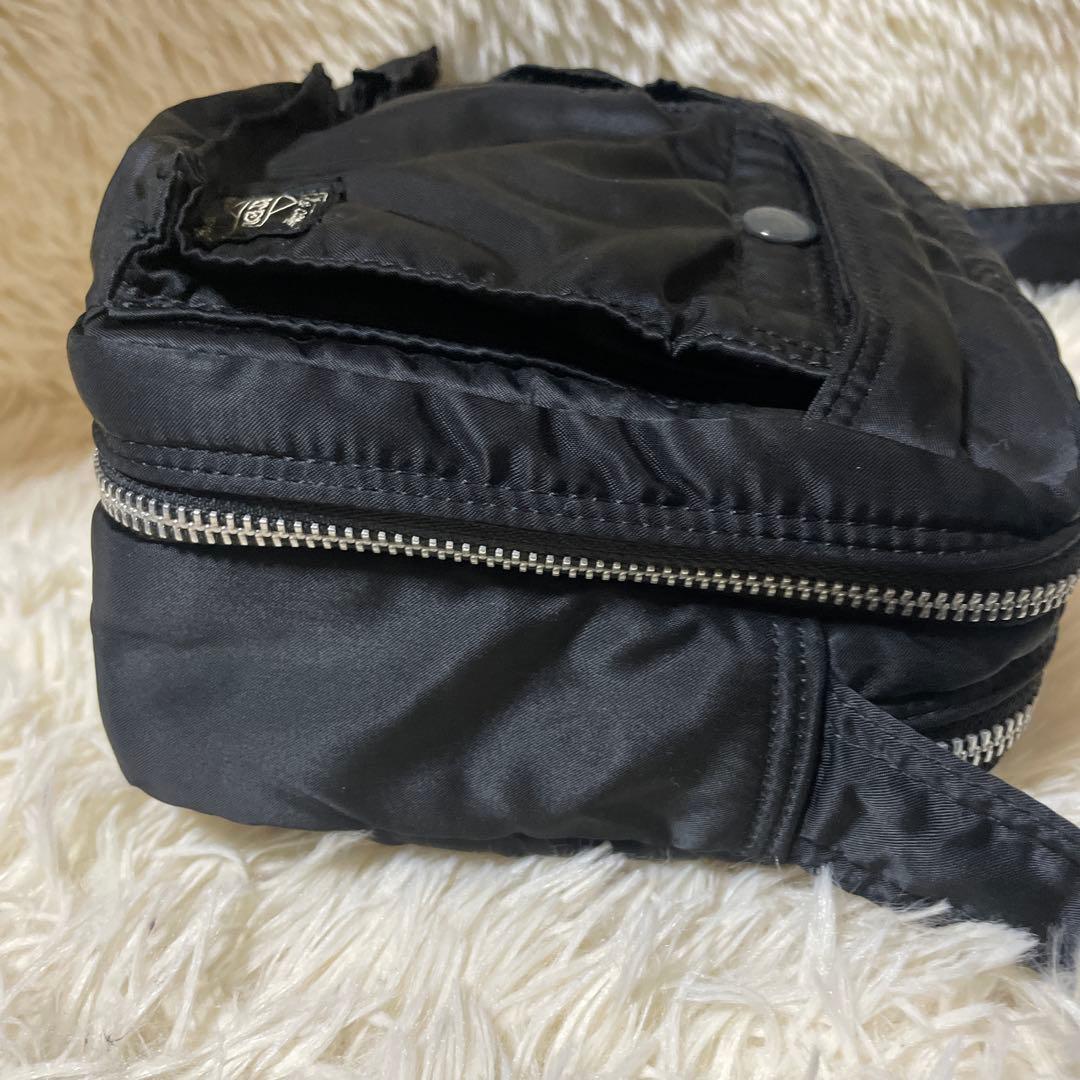 美品　ポーター　タンカー　ショルダーバッグ　2室　ブラック