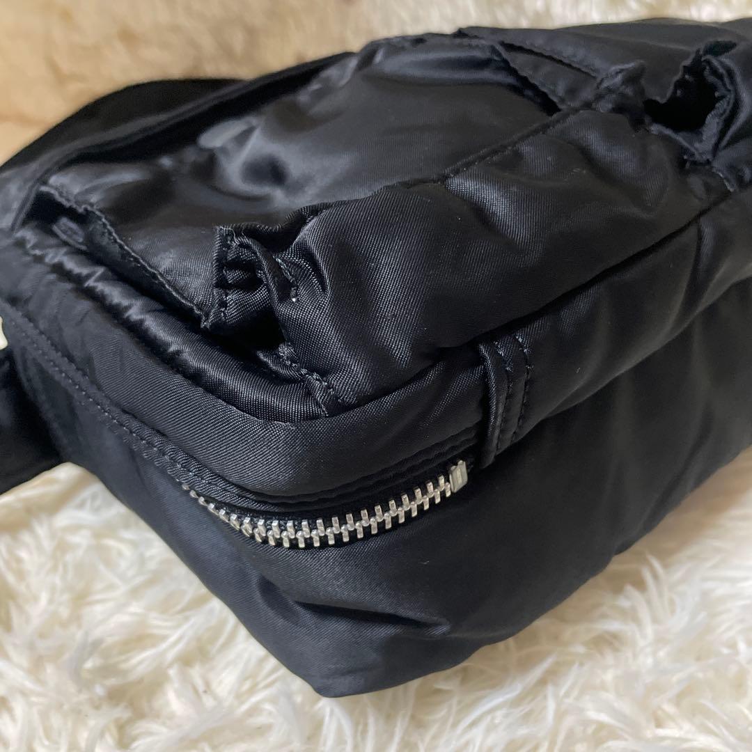 美品　ポーター　タンカー　ショルダーバッグ　2室　ブラック